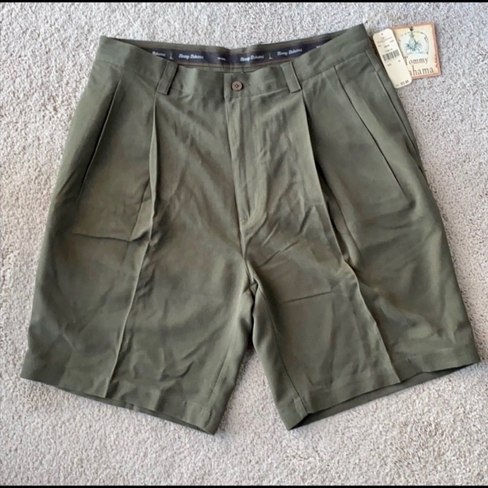 Tommy Bahama Sandpoint Pleated Front Silk Shorts
